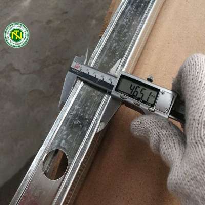 French Standard Metal Profiles Fur Channel Rail Channel Amount Channel  Made with Good Quality in China