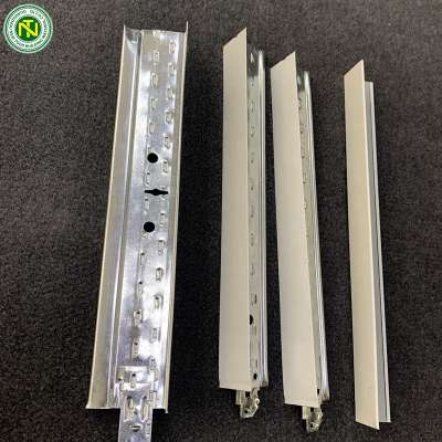 Hot sale  false  flat suspended ceiling t grids components t bar  grid