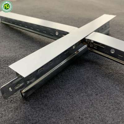 Galvanized Steel  t grid t grid channel ceiling tiles T bar steel